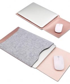 Minimalist Laptop Sleeve With Mousepad For