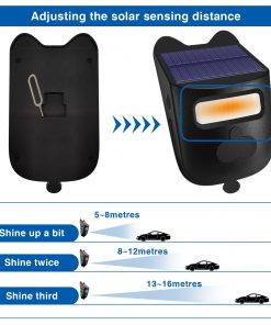 Alternative view of Solar Waterproof With Digital Display Lane Outdoor Driving Device Induction Alarm Detection