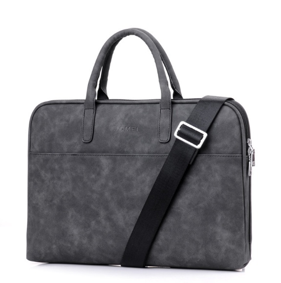 Faux Leather Laptop Bag For Women - Image 5