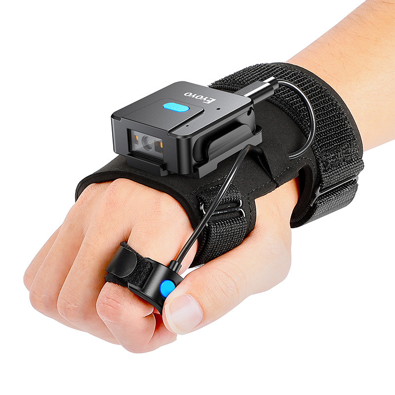 Portable Two-dimensional Wrist Barcode Scanner Gloves Bluetooth Scanner - Image 6
