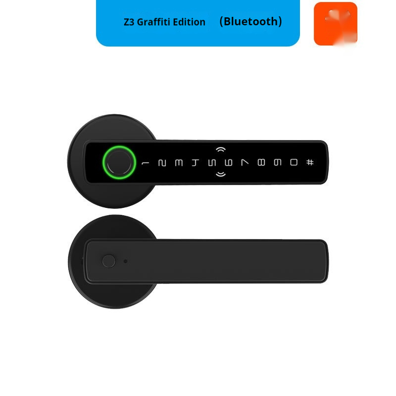 New Single Handle Indoor Wooden Door Hand Spherical Card Smart Door Lock - Image 6