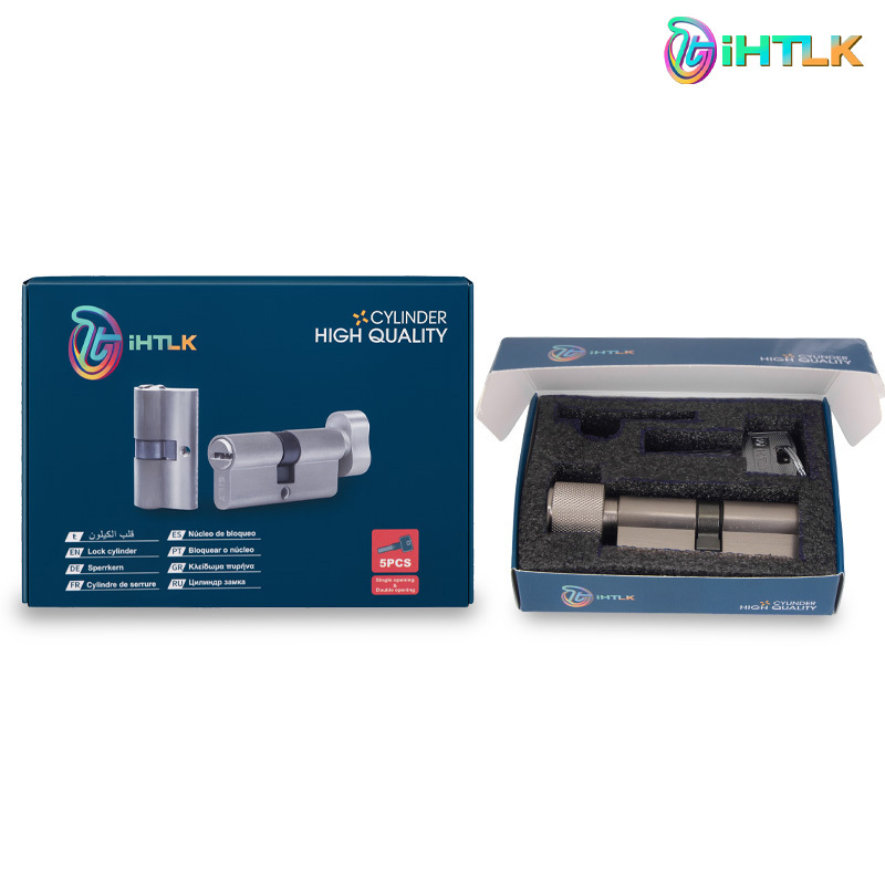 1 Piece Of European Standard Size, 70mm Length Knob Lock Cylinder, Lock Cylinder With 5 Keys, Suitable For Anti-Theft Doors, Office Doors, Stainless Steel Doors, Indoor Doors - Image 10