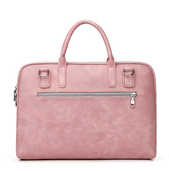 Faux Leather Laptop Bag For Women - Image 2