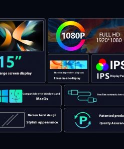 Alternative view of Portable Display Single-screen Dual-screen Display Three-screen Portable Display Notebook Sub-screen