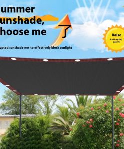 Agricultural Greenhouse Courtyard Sunshade Vegetable Insulation Black Sunshade Net