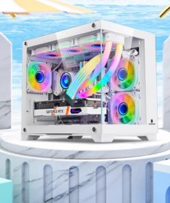 Panoramic Glass 360 Water-cooled Desktop Computer Host