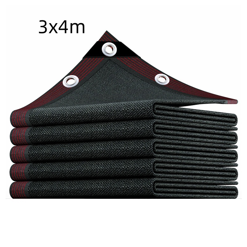 Agricultural Greenhouse Courtyard Sunshade Vegetable Insulation Black Sunshade Net - Image 9