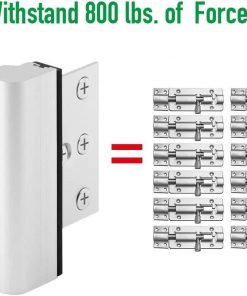 Alternative view of Child Safety Door Reinforced Lock With 3 Inches Stop Aluminum Alloy Hinge Upgrade Night Lock