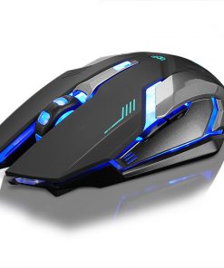 Alternative view of Mouse Wireless Rechargeable Notebook Desktop Home Office Universal Game Mute Luminous