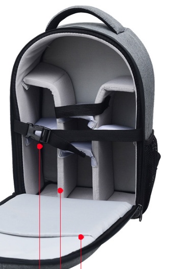 New product custom waterproof camera laptop backpack - Image 4