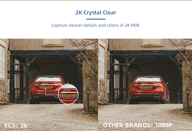 IMILAB - EC5 Wifi Smart Security System Kit Outdoor Video Surveillance Mihome App Wireless Ip Projector Camera 2Kc - Image 4