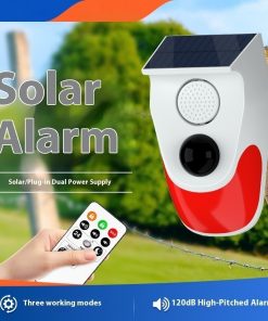 Alternative view of Solar Infrared Alarm Animal Drive Warning Indicator