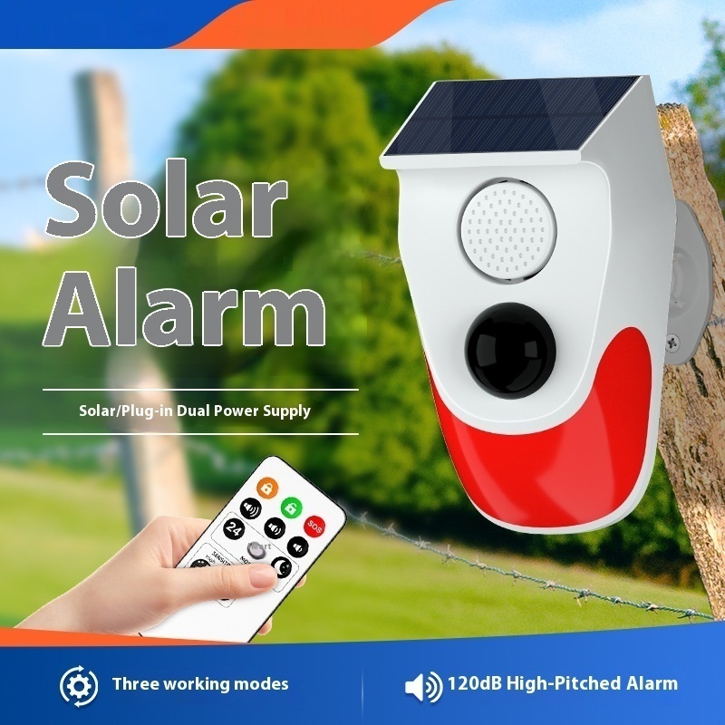 Solar Infrared Alarm Animal Drive Warning Indicator - Image 2