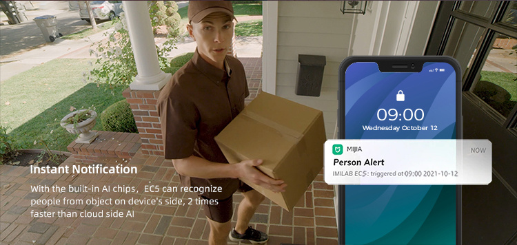 IMILAB - EC5 Wifi Smart Security System Kit Outdoor Video Surveillance Mihome App Wireless Ip Projector Camera 2Kc - Image 6