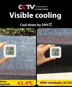 Alternative view of Agricultural Greenhouse Courtyard Sunshade Vegetable Insulation Black Sunshade Net