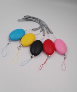 Alternative view of Oval alarm female self-defense female anti-tracking alarm