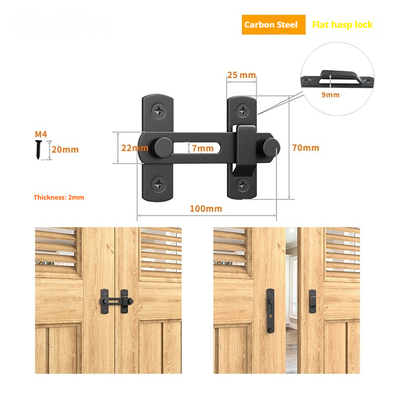 Warehouse Hook Stainless Steel Carbon Steel Sliding Door Lock - Image 8