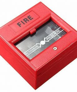 Wired Security Button Hand Breaking Glass Emergency Fire Alarm