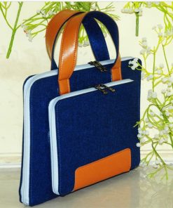 Fashion Felt Laptop Bag Multicolor Handheld