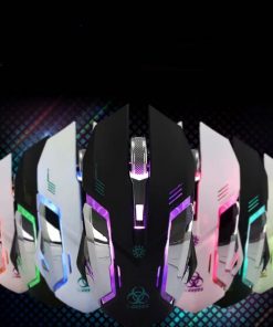 Mouse Wireless Rechargeable Notebook Desktop Home Office Universal Game Mute Luminous