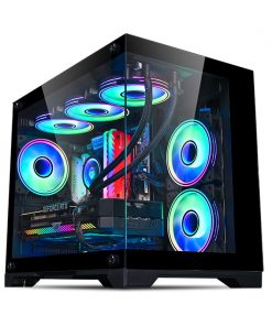 Alternative view of Panoramic Glass 360 Water-cooled Desktop Computer Host