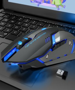 Wireless Charging Silent Gaming Mouse Machinery
