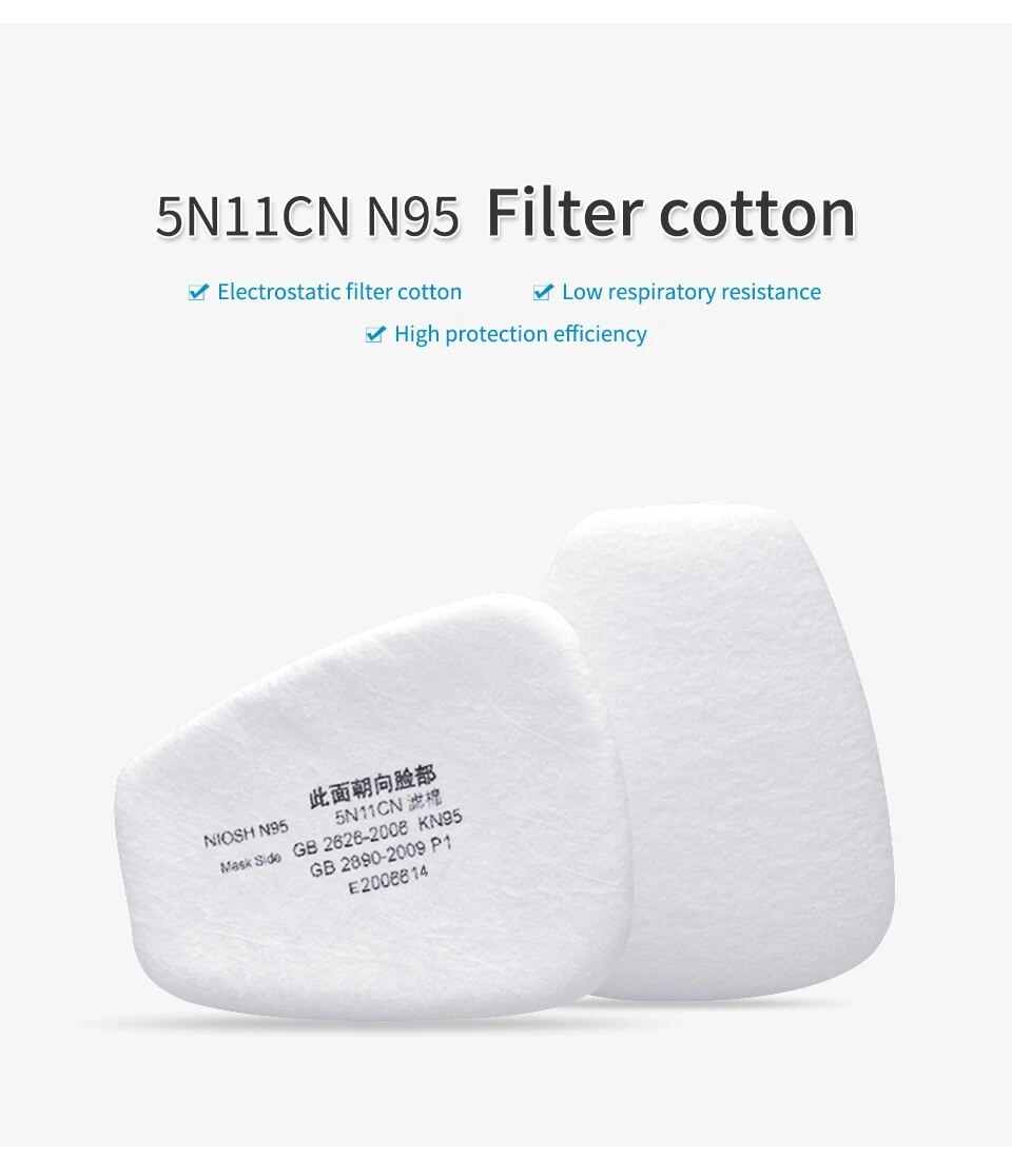 Original 6200 Reusable Respirator Half Face Cover Gas Mask With Fog-proof Glasses For Painting Spray Polishing Work Safety Smoke - Image 5