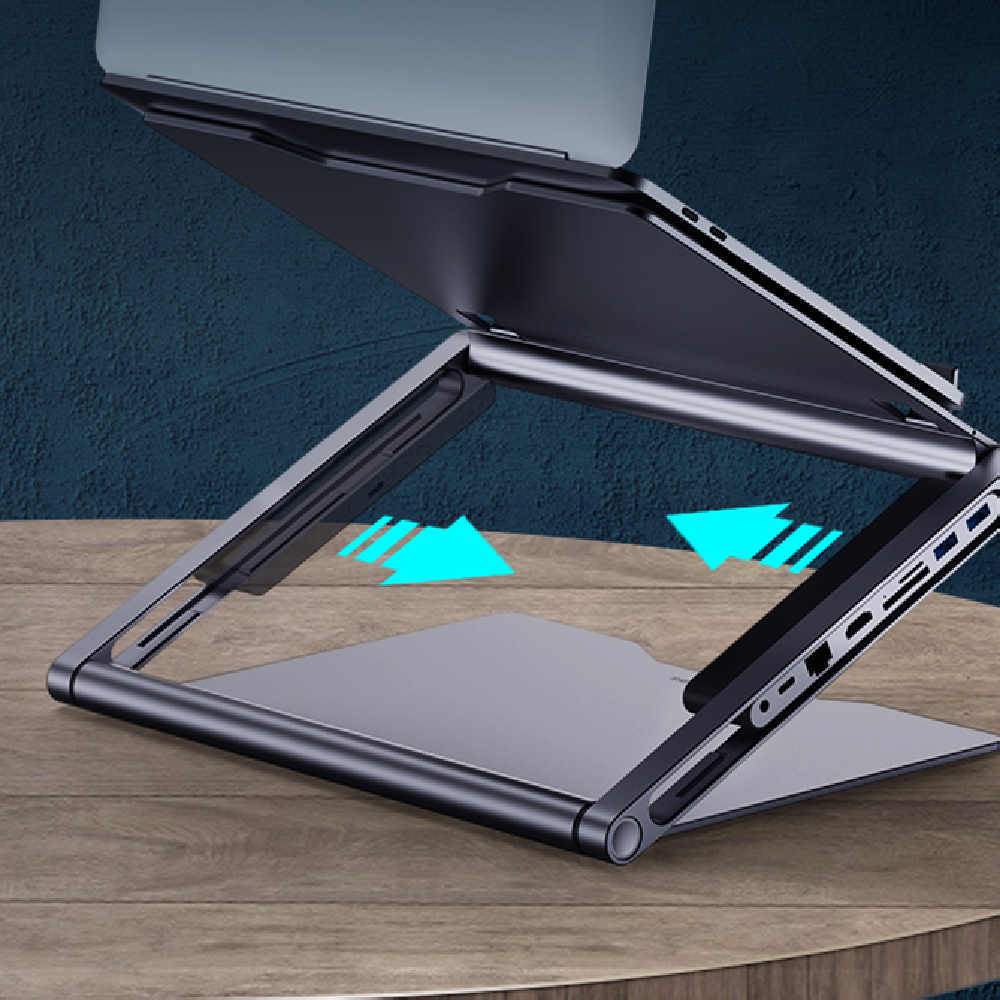Lapstop Stand With 8-in-1 Docking Station - Image 6